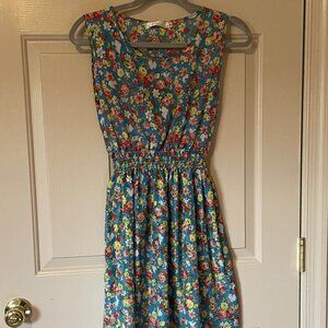 🌸 ZAY Floral Print Tank Top Mini Dress - Size M 🌸